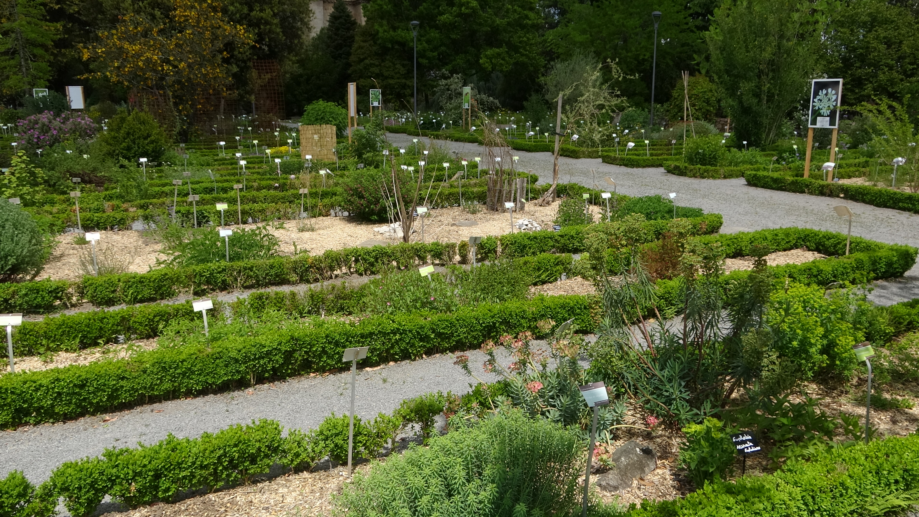Limoges,  der Garten nahe Kathedrale