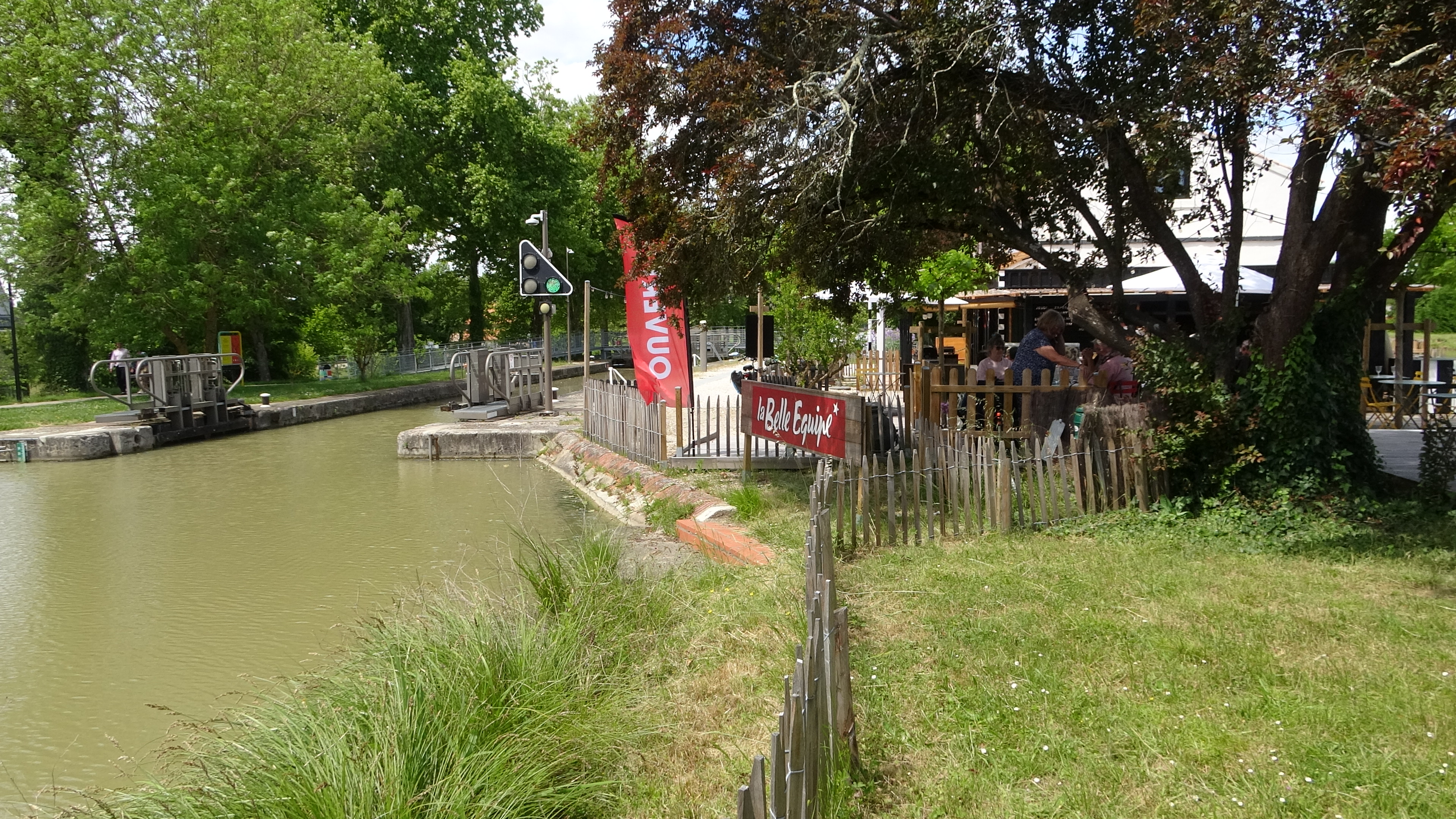 Montech, Fahrradtour zum Drink